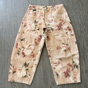 Floral Patterned Pants